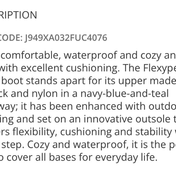 Geox waterproof warm boots 4 US - Picture 6 of 12